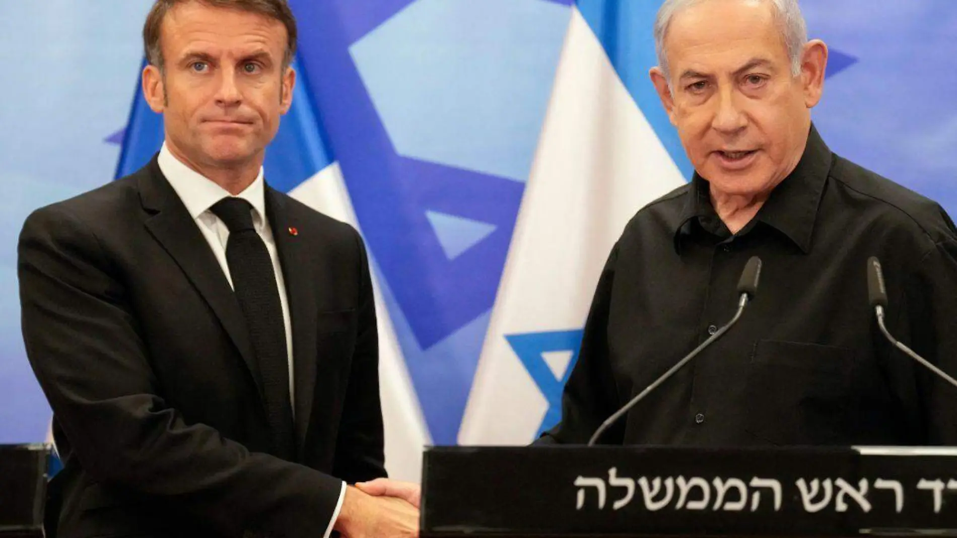 Macron y Netanyaju